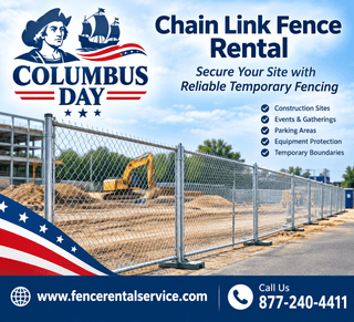 Columbus Day Temporary Fence Rental Questions & Answers