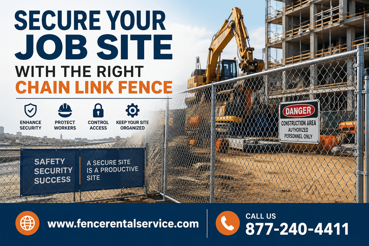Secure Your Job Site with the Right Chain Link Fence