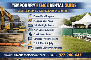 Temporary Fence Rental Guide: Smart Tips for a Secure & Stress-Free Setup