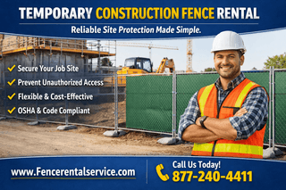 Temporary Construction Fence Rental: Reliable Site Protection Made Simple