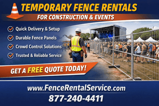 Temporary Fence Rental That Keeps Your Site Safe, Organized, and Under Control