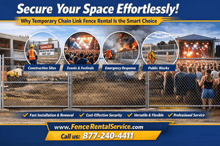 Secure Your Space Effortlessly: Why Temporary Chain Link Fence Rental Is the Smart Choice